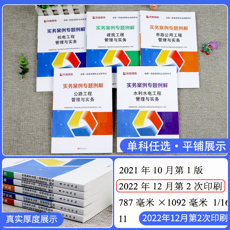 [建筑实务1本]内含视频讲解课程 [正版]一建实务案例分析专题例解备考2024年一级建造师建筑实务市政机电公路水利案例分高清大图