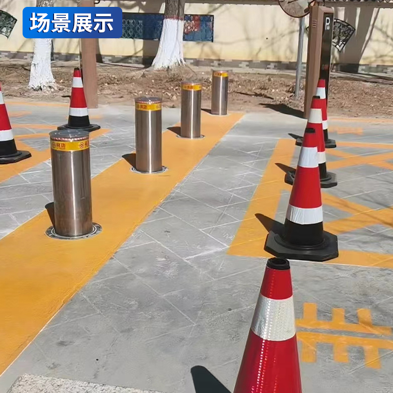 启功全自动液压升降柱单位学校不锈钢隔离防撞阻车器870款高清大图