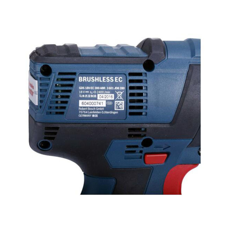 博世(Bosch) 锂电充电式冲击扳手机 GDS 18V-EC 300 ABR (kit) 货期5-10天
