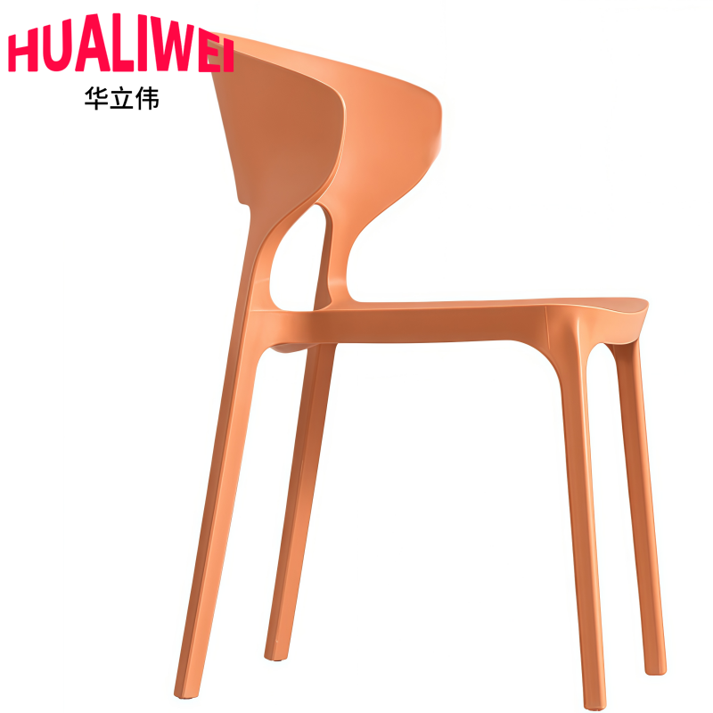 华立伟塑料餐椅椅子52*53*76.5cm把高清大图