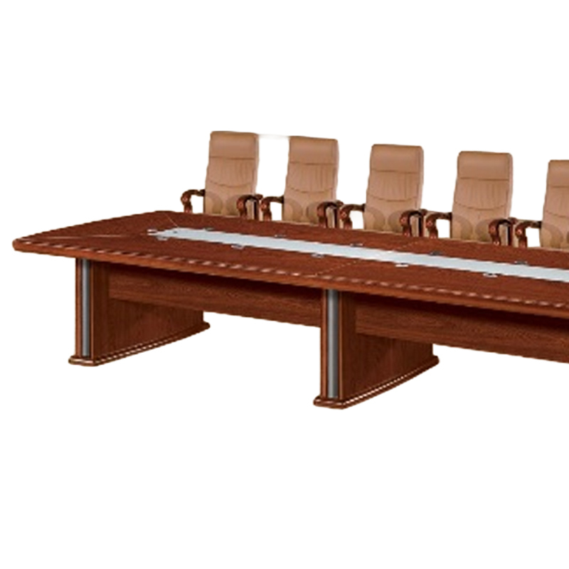 大央会议桌H-5548 4800W*1800D*760H办公家具会议桌长方形大型长桌简约现代会议室洽谈桌高清大图