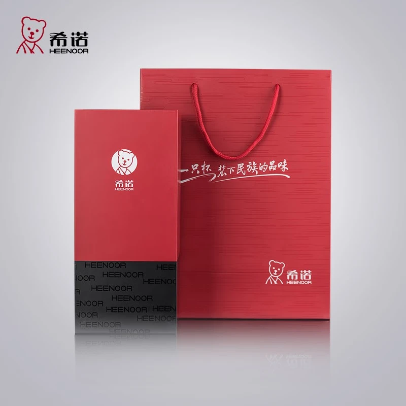 希诺(HEENOOR)大容量带滤网双层玻璃杯365ml-XN-6790高清大图