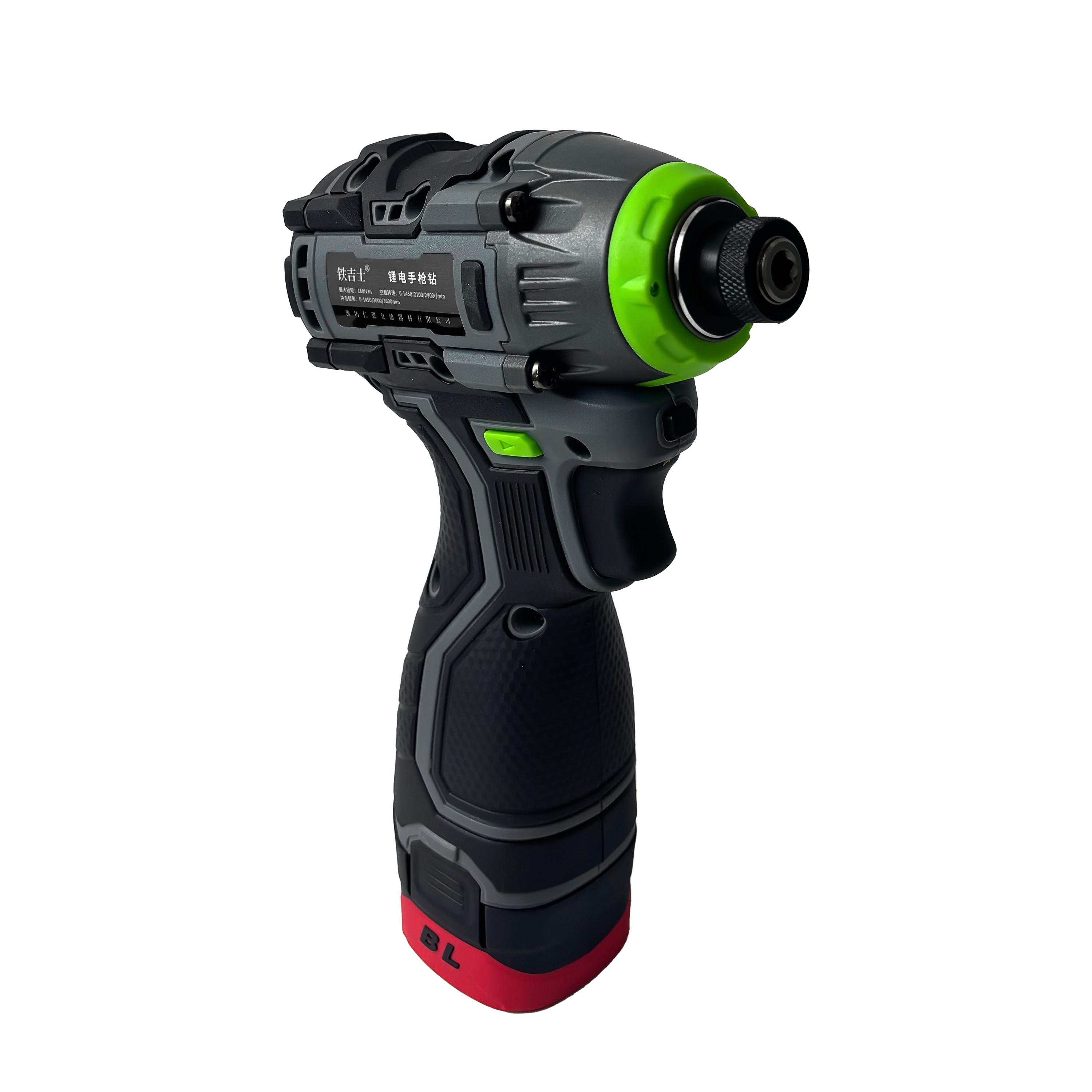 铁吉士 无刷起子机 电锂手枪钻 两电一充 套高清大图