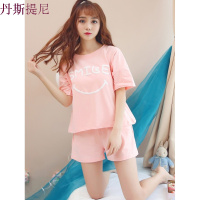 睡衣女夏套装短袖两件套纯棉韩版清新学生可外穿少女心薄款家居服