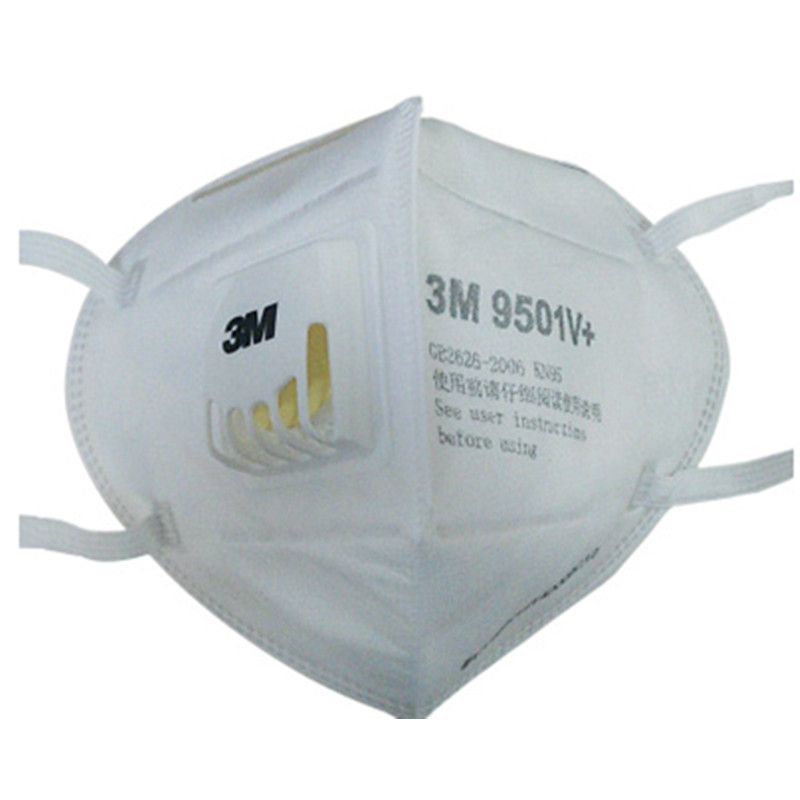 3M 9501V 自吸过滤式防颗粒物呼吸器高清大图