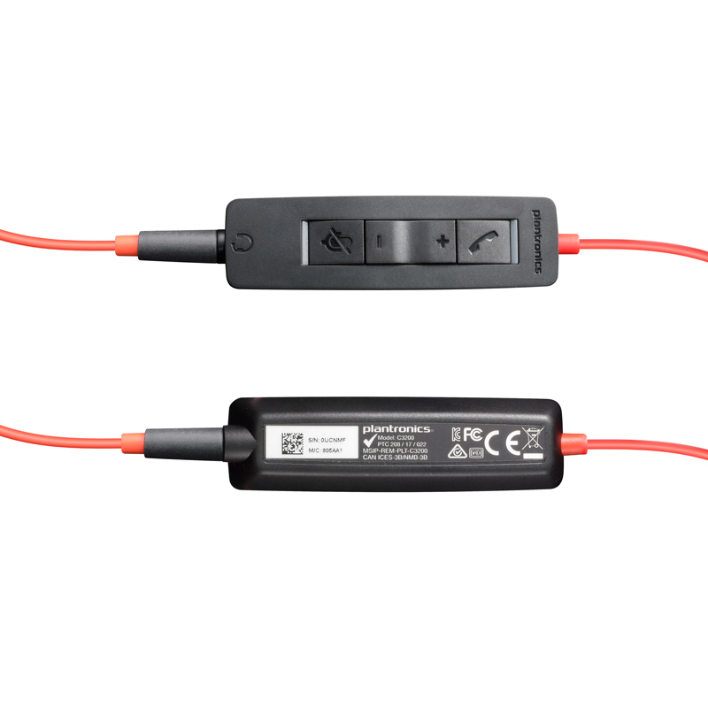 缤特力(Plantronics)C3225 USB-C双耳降噪耳机HIFI商务电话耳麦