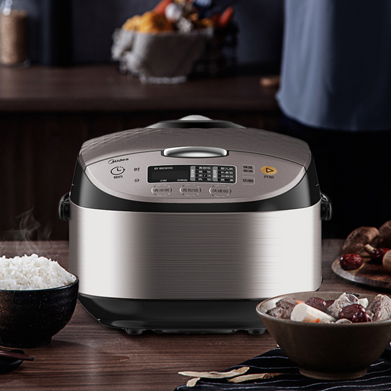 美的（Midea）RS4057 电饭煲电饭锅4L智能预约电饭煲匠铜圆灶釜内胆家用电饭煲 电源线长度（m）90m 单位：台