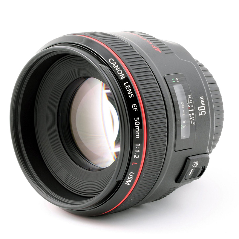 [二手95新]佳能/Canon EF 50mm f/1.2L USM 单反相机中焦人像镜头红圈
