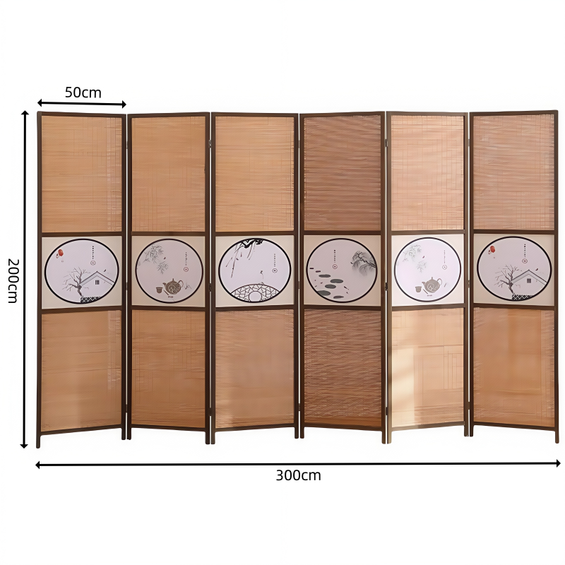 豫龙都屏风六扇 折叠屏风六扇组