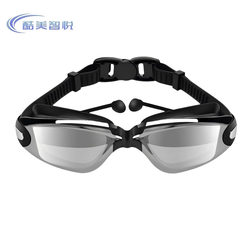 酷美智悦 电镀泳镜带眼镜盒 KM-BH530 套高清大图