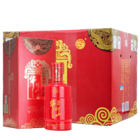 牛栏山二锅头 百年红6年 35度浓香型白酒 500ml*6瓶 整箱