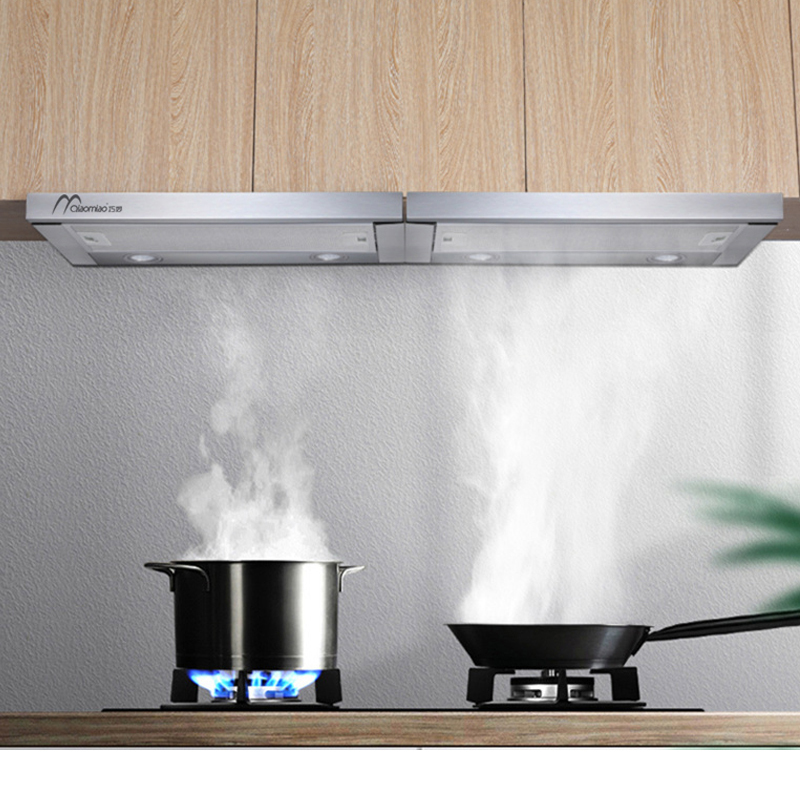 巧妙抽拉式油烟机嵌入隐藏式迷你小型吸油烟机推拉式小型公寓酒店600