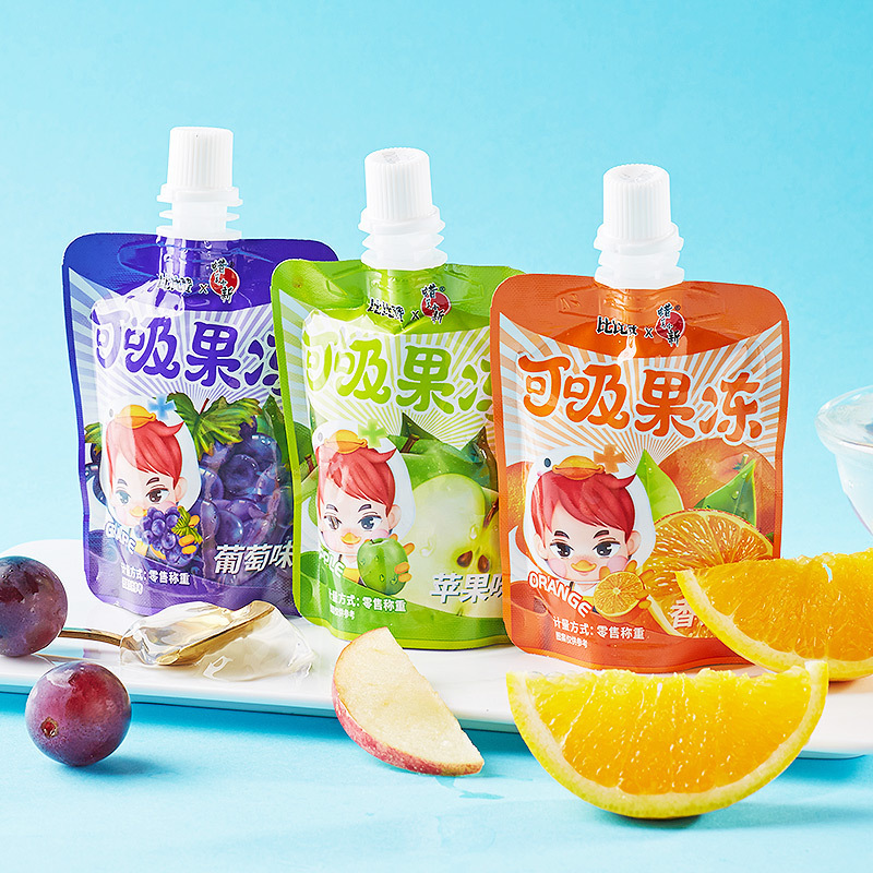 比比赞可吸果冻[混合味] 480g(8包)果味布丁网红办公室解馋零食品夏季清凉果冻怀旧零食