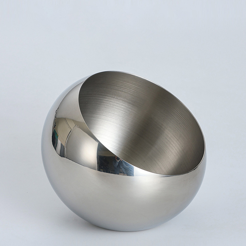 [疆不凡]不锈钢斜口调料碗18cm/个高清大图