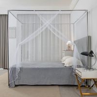 家用蚊帐支架1.8x2米双人床1.5米卧室老式2.2m帐纱杆子套装单