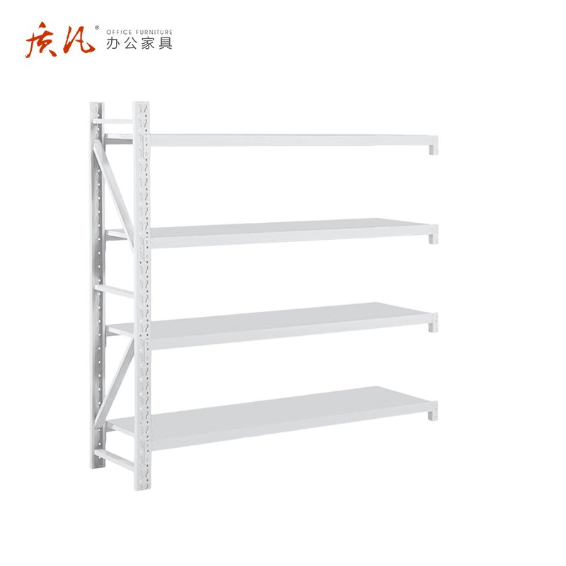 质凡货架仓库货架置物架展示架蓝色轻型长120宽50副架承重150kg高清大图