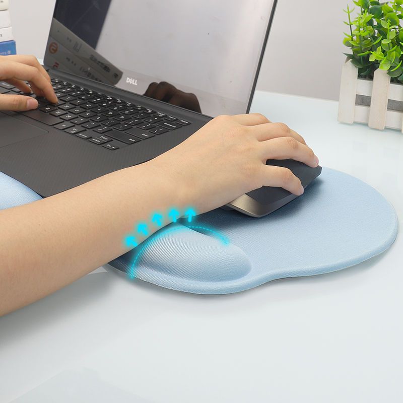鼠标垫硅胶护腕套装3d果冻色办公室桌神器网红ins可爱防滑女