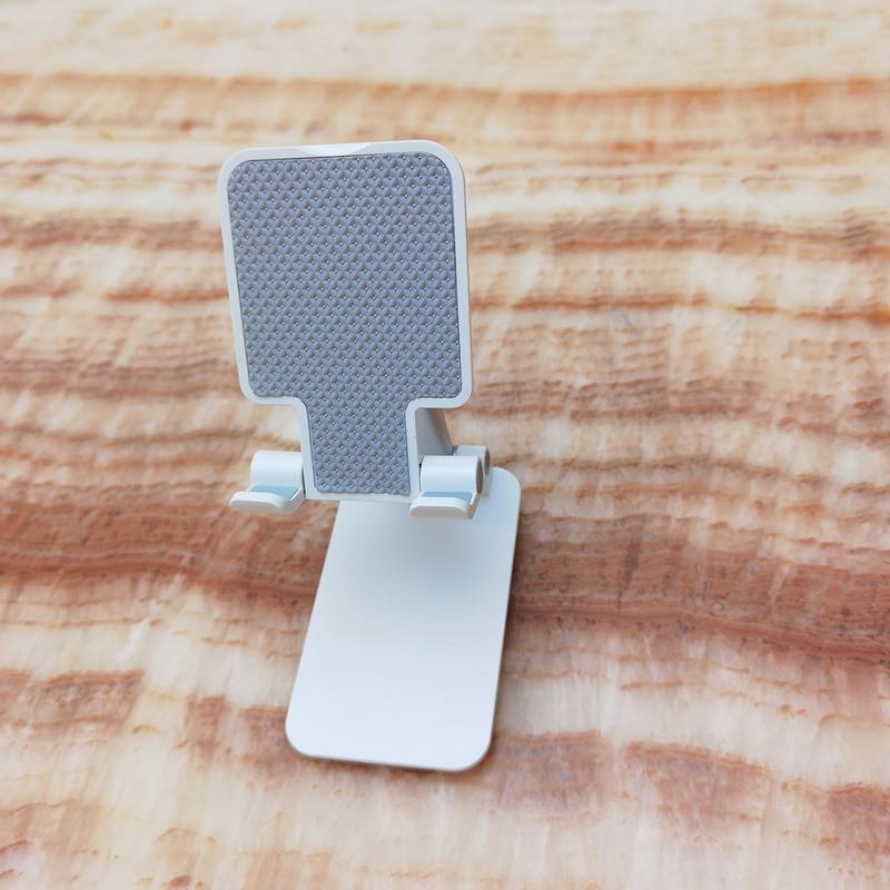 手机用普通款升降折叠便携白色手机支架ipad平板支架桌面懒人可折叠