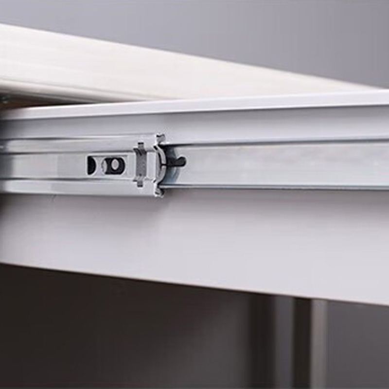 铭威盾钢制桌子办公桌二斗学习桌高清大图