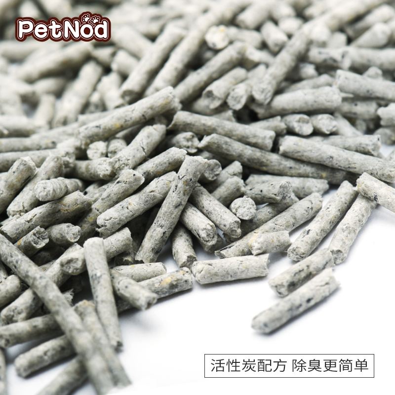 诺旦猫砂活性炭植物豆腐猫砂6L细颗粒猫砂1袋高清大图