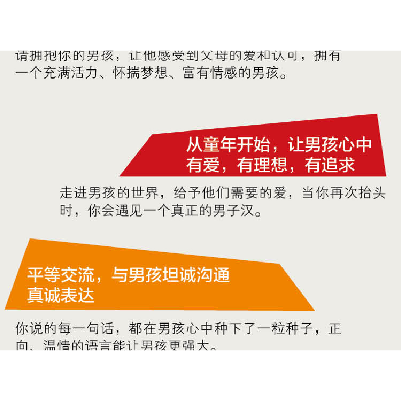 正版新书]培养高情商男孩 如何培养孩子的社会能力 正确引导和教高清大图