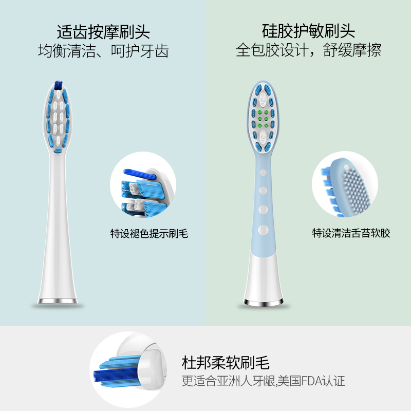 罗曼(ROAMAN) 电动牙刷RM-8872 3D声波震动牙刷成人充电式五档静音美白 便携式旅行盒