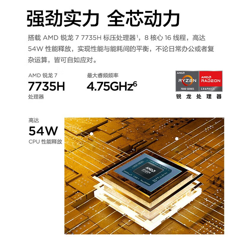 ThinkPad 联想ThinkBook14+ 锐龙版标压 轻薄商务办公笔记本电脑 R7-7735H 16G 512G 集显 2.8K 90Hz高刷屏 00CD