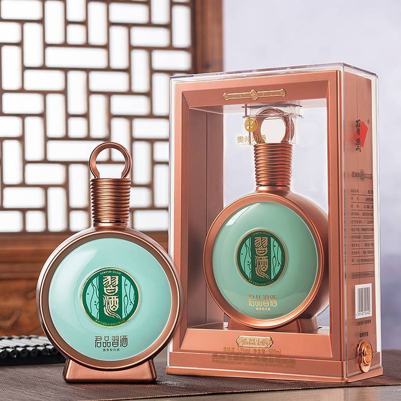 贵州习酒习酒君品习酒酱香型白酒53度500ml*2瓶组合装【价格图片