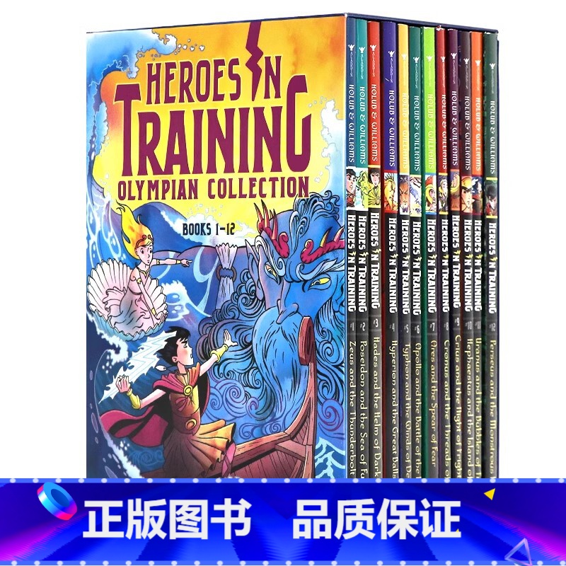 奥林匹斯神话故事12册盒装 [正版]英文原版小说章节书精选 Harry Potter哈利波特/福尔摩斯/莎士比亚 /罗马