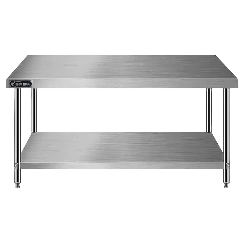 酷美智悦 双层不锈钢工作台150*80*80cm KM-JZ500 台高清大图