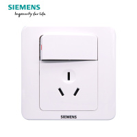 西门子(SIEMENS)开关插座 远景雅白系列一开10A三孔插座5UB01051CC1