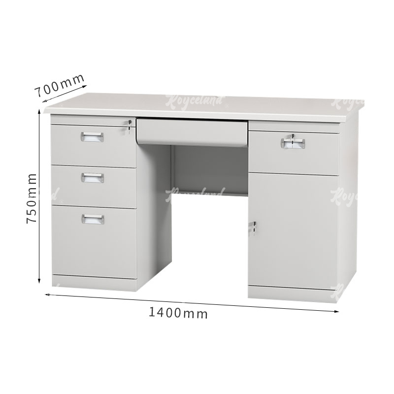 洛诗莲royceland钢制办公桌职员桌员工桌学生写字台14米b款