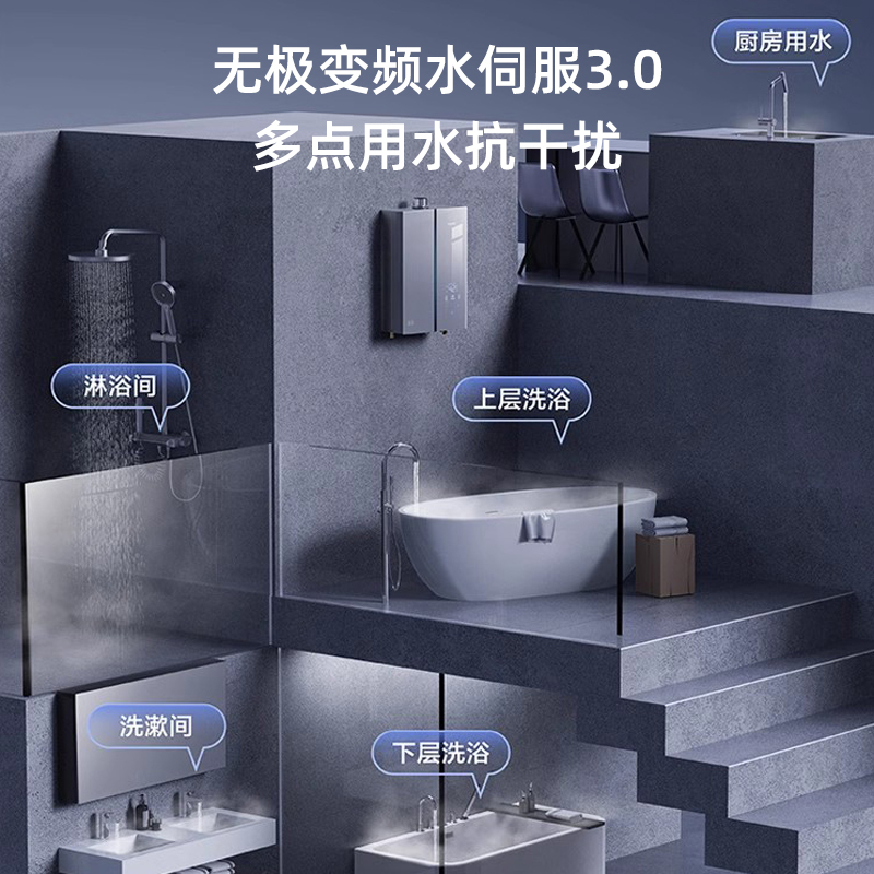 华帝(vatti)燃热JSQ30-SJ16-16/恒温12T防冻 5a级恒温 一级耐用一级低音