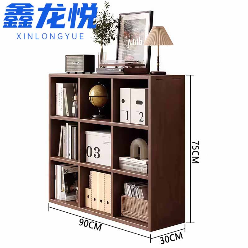 鑫龙悦书柜1234 书架90*30*90cm 台