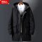 冬季男士工装棉服男中长款保暖韩版加厚连帽潮外套男