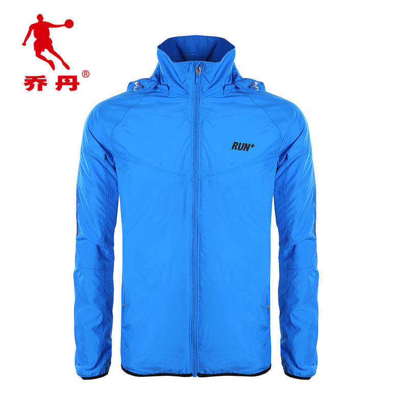 乔丹男装外套2020春季新款长袖休闲款连帽运动梭织风衣运动服xfd