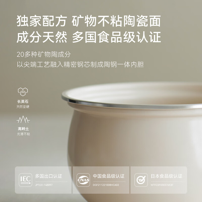 OLAYKS 5L立时电压力锅 OLK-507D 白色微电脑按键控单胆快煮设计适合3-6人家庭使用高清大图