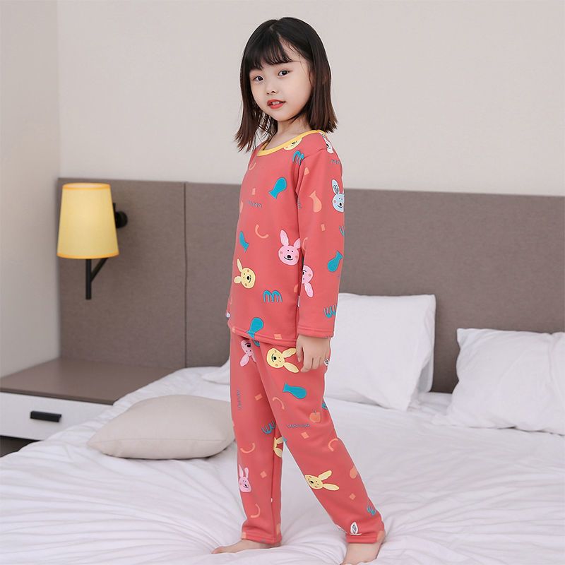 童装儿童保暖内衣套装冬秋衣秋裤加绒加厚男童女童宝宝睡衣012岁