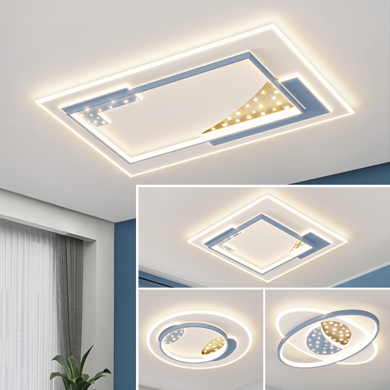 顾家照明led吸顶灯LED客厅灯现代简约卧室灯个性创意餐厅灯灯具套餐