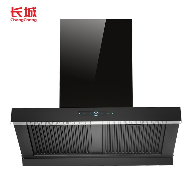 长城changcheng油烟机7字型抽油烟机顶侧双吸油烟机油烟分离式中式