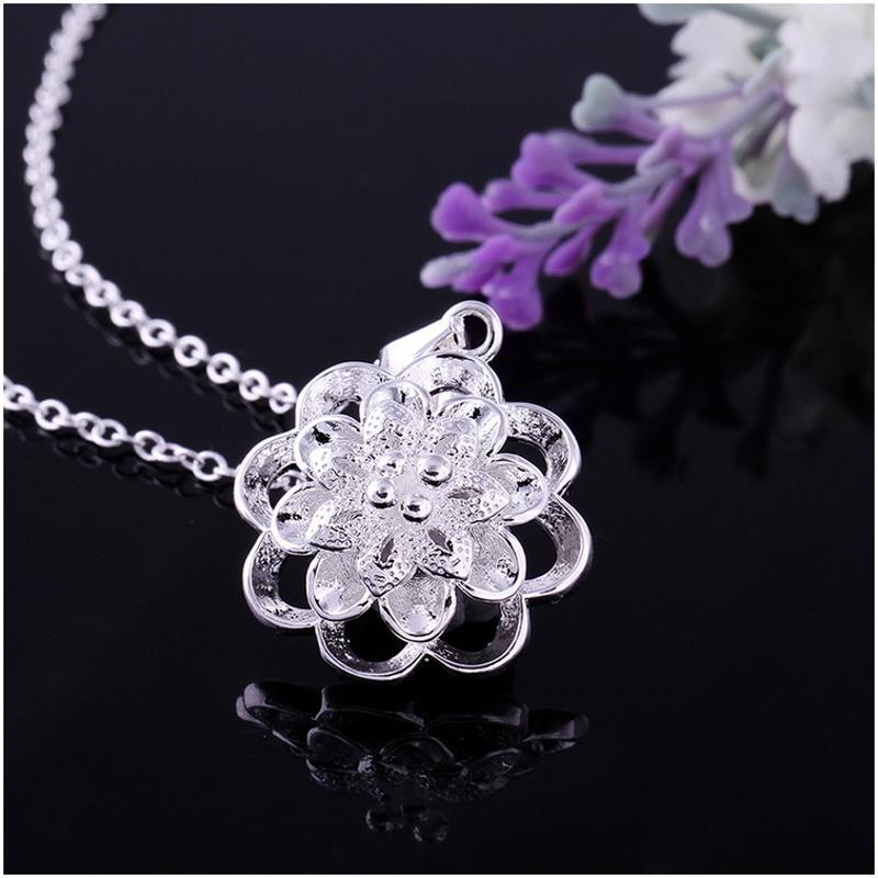 N623 Women Silver Necklace 镀925纯银女项链日韩版锁骨链潮人送女朋友七夕情人节礼物