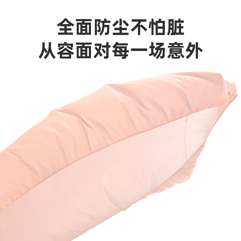 伊心爱简约ins风纯色水洗棉床笠单件2022新款防滑固定床罩床单席梦思床垫套保护罩防尘罩四季通用