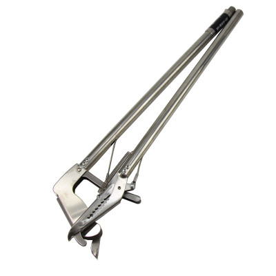 折叠不锈钢养蛇器防蛇捕黄鳝夹子抓泥鳅钳夹控鱼钳子工具自锁钩钳升级