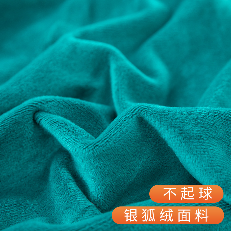 加厚毛绒弹力沙发套罩 咖啡色(加厚银狐绒)(送同款抱枕套) 组合套装[贵妃三人位190-230cm+三人位190-230高清大图