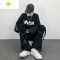 FISH BASKET国潮ins嘻哈街头美式绑带直筒工装宽松牛仔裤男女长裤