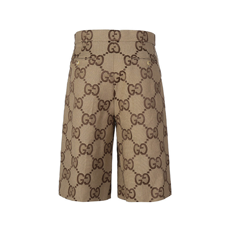 古驰gucci男士棉质休闲短裤五分裤673181zaht6