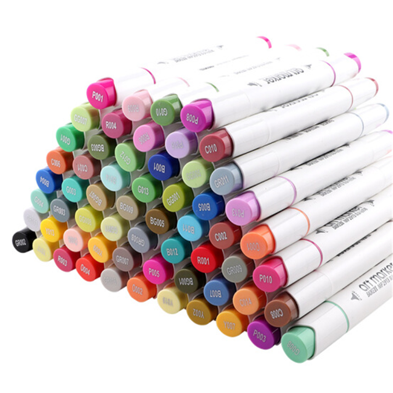 自营超级新品 宝克(baoke)mp2913-60 酒精油性双头马克笔套装 学生