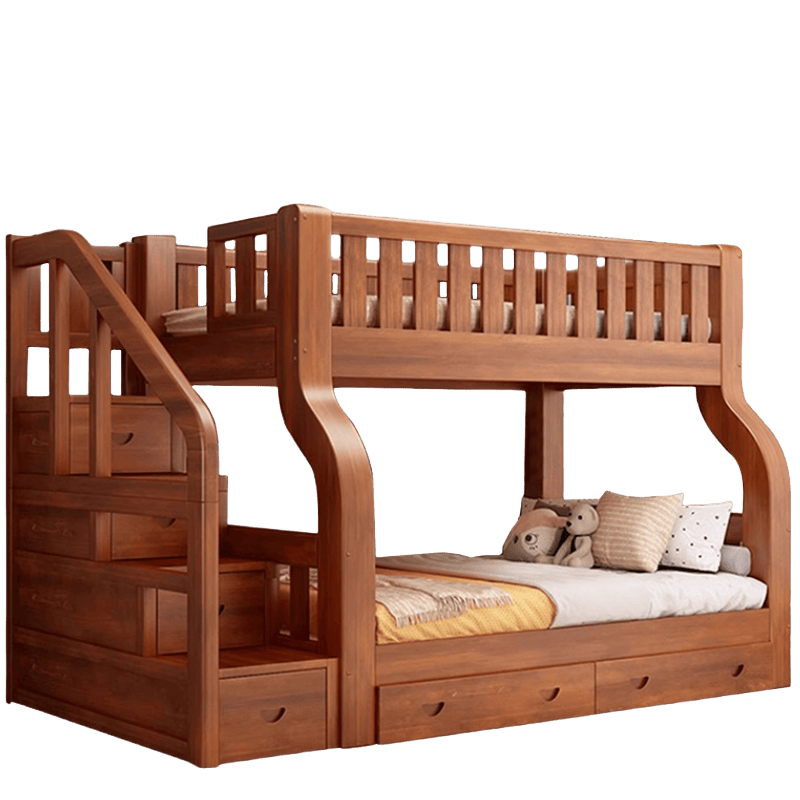 鑫木樽上下床+床垫200*120*160cm套高清大图