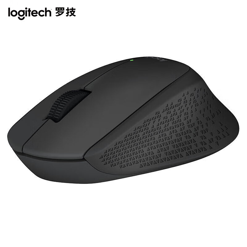 罗技(Logitech)M280(M275)无线鼠标 家用商务办公鼠标 右手鼠标人体工学 黑色