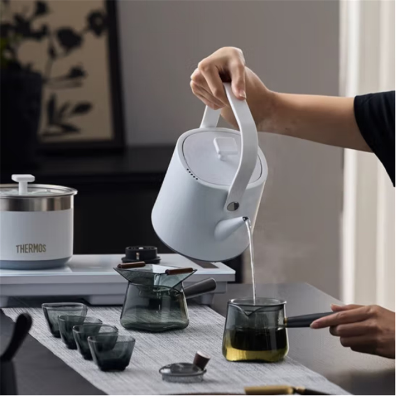 膳魔師(THERMOS)全自动上水茶具组合EHA-1615E,0.6L高清大图